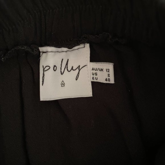 Princess Polly Black Skirt Size 8 - Picture 2 of 2